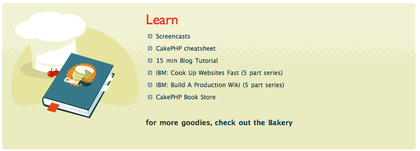 Screenshot of Cake inspiration